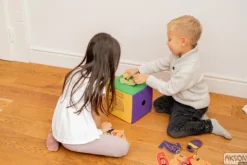Kostka edukacyjna na rzepy 20 cm