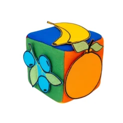 Kostka edukacyjna na rzepy 10 cm
