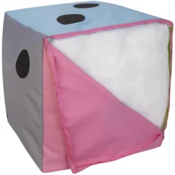 Kostka edukacyjna pastelowa XXL Kropki