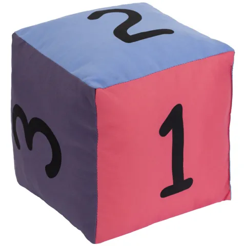 Kostka edukacyjna Pastelowa 20 cm Cyfry