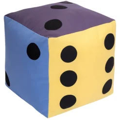Kostka edukacyjna Pastelowa 20 cm Kropki