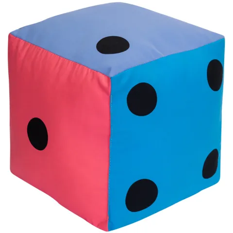 Kostka edukacyjna Pastelowa 20 cm Kropki