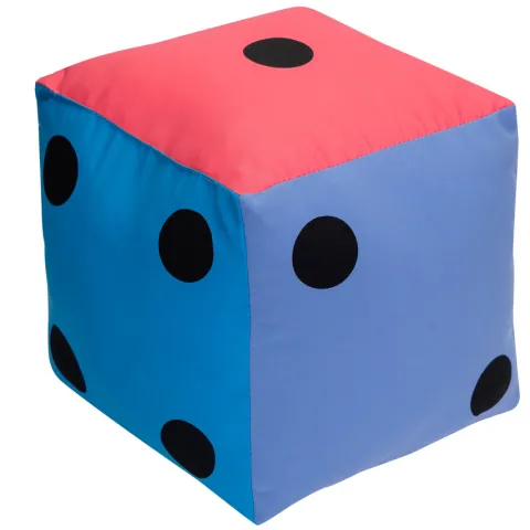 Kostka edukacyjna Pastelowa 20 cm Kropki