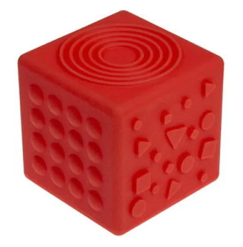 Kostka sensoryczna 8,5 x 8,5 cm kolory Tullo