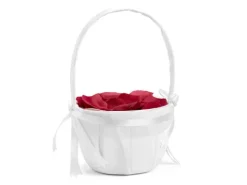 Koszyczek koszyk na płatki róż biały 26 cm