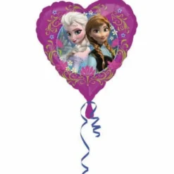 Kraina Lodu Frozen Anna i Elsa serce balon foliowy 18''