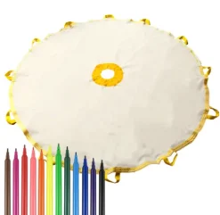 Kreatywna Chusta Spadochron Animacyjny AKSON (do malowania) 3 m