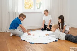 Kreatywna Mata Edukacyjna Mapa Świata AKSON (do malowania)