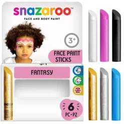 Kredki do twarzy i ciała zestaw Fantasy Snazaroo 6x7,1g