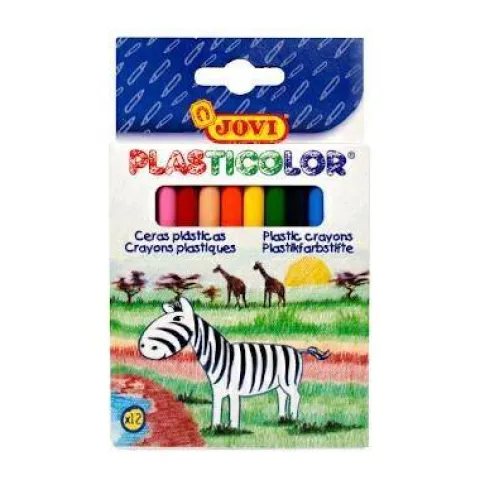 Kredki świecowe 12 kolorów Plasticolor JOVI
