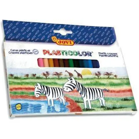 Kredki świecowe 24 kolory Plasticolor JOVI