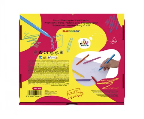 Kredki świecowe 24 kolory Plasticolor JOVI