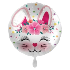 Królik Króliczek balon foliowy okrągły 18"