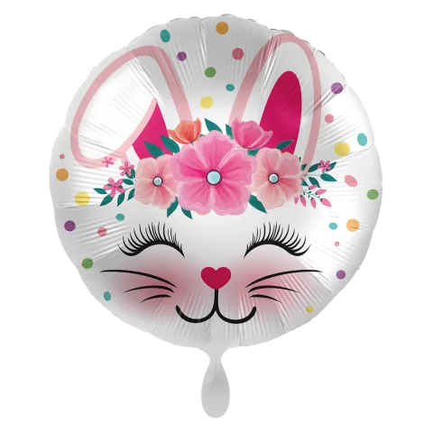 Królik Króliczek balon foliowy okrągły 18"