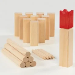 KUBB gra Wikingów plenerowa szachy GOKI