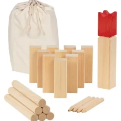 KUBB gra Wikingów plenerowa szachy GOKI
