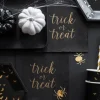 Kubeczki czarne w złote nietoperze halloween papierowe 220ml 6 szt