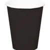 Kubeczki jednorazowe papierowe CZARNE 350 ml 8 szt.