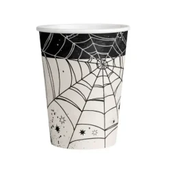 Kubeczki papierowe Pajęczyna halloween 250 ml