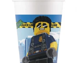 Kubeczki jednorazowe papierowe Lego City 8 szt.