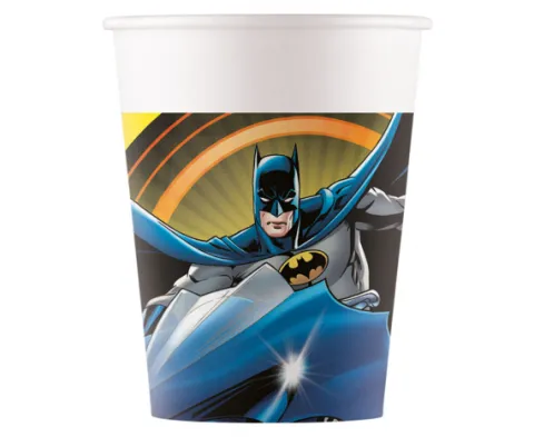 Kubeczki papierowe Batman 200 ml 8 szt.