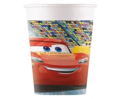 Kubeczki papierowe Cars 3 Auta 200 ml 8 szt.