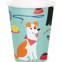 Kubeczki papierowe Dog Party Pieski 8 szt.