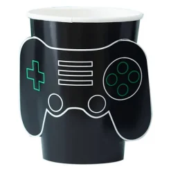 Kubeczki papierowe Gaming Party GAMEPAD 3D 8 szt. 250 ml