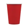 Kubeczki papierowe jednokolorowe Ciemny czerwony 100% papier 250ml 15 szt.