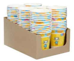 Kubeczki papierowe Kicia Kocia 250ml 6 szt.