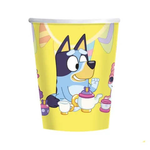 Kubeczki papierowe piesek BLUEY 266 ml 8 szt.
