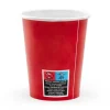 Kubeczki papierowe PIRACI czerwone 220ml 6 szt.