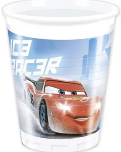 Kubeczki plastikowe Autka 8 szt