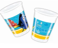 Kubeczki plastikowe Dory Rybka Nemo 8 szt