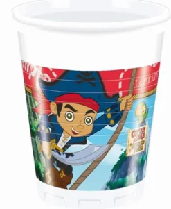 Kubeczki plastikowe Kapitan Jake 8 szt