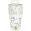 Kubek kubeczek papierowy Hey Baby 8 szt. 266 ml seria Botanical