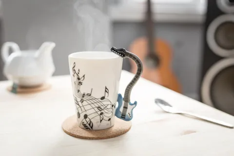 Kubek muzyka - GITARA NIEBIESKA