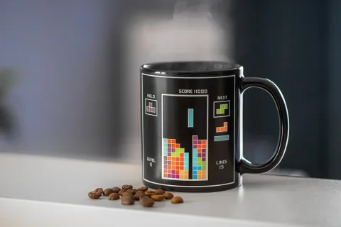 Kubek retro game - magiczny