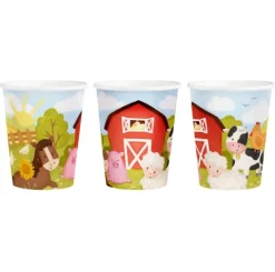 Kubki papierowe Farma 6 szt. 220 ml