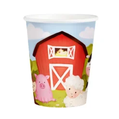 Kubki papierowe Farma 6 szt. 220 ml