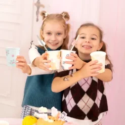Kubki papierowe Kotki łapki 220 ml 6 szt.