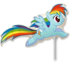 Kucyk Pony Rainbow Dash balon foliowy 14''