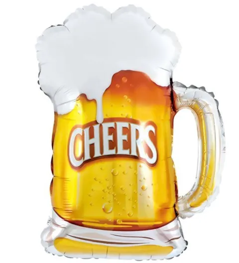 Kufel Piwa Cheers balon foliowy 58x73 cm