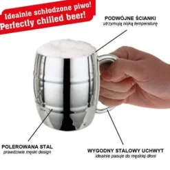 Kufel termiczny IRON CHILLER - beczułka
