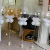 Kula Clearz Crystal balon Bubble transparentny niebieski Anagram 46 cm