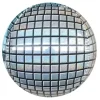 Kula DISCO srebrna balon foliowy 16 cali 40 cm