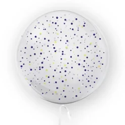 Kula transparentna balon foliowy Bubble 45 cm - kropki