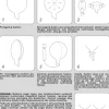 Kula transparentna balon foliowy Bubble 45 cm - MOTYLE BIAŁE