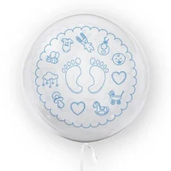 Kula transparentna balon foliowy Bubble 45 cm - Baby Shower