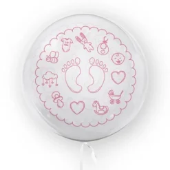 Kula transparentna balon foliowy Bubble 45 cm - Baby Shower